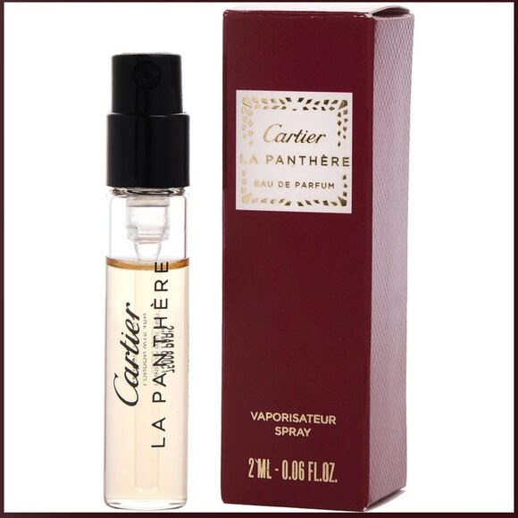 🌹New🌹 Cartier LA PANTHÈRE Spray Deluxe Sample Vial, 2 mL, 0.06 FL.OZ. - Picture 1 of 5